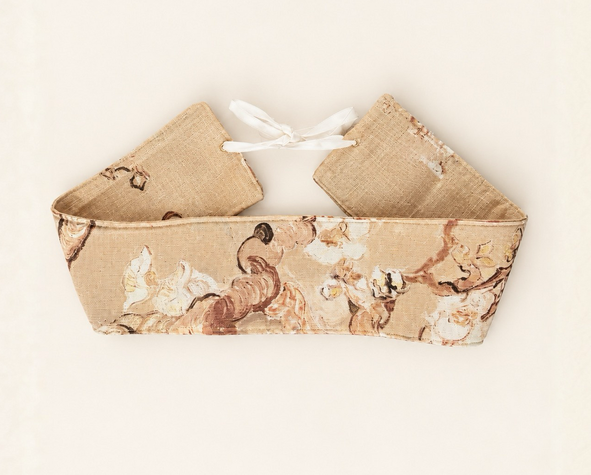 Fajín Estampado Floral - Beige