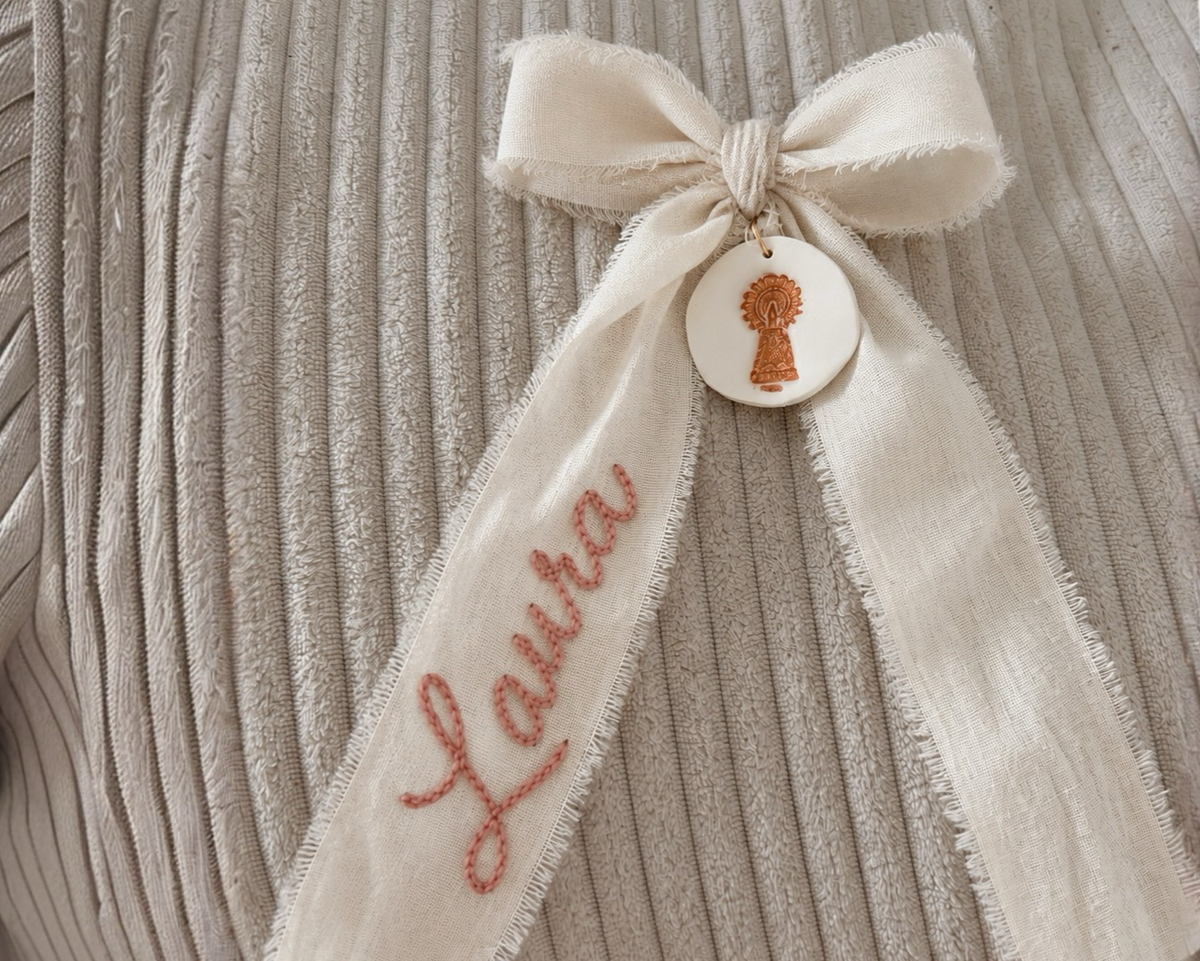 Cinta Personalizada Nombre - Bautizo