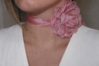Choker Flor Rosa