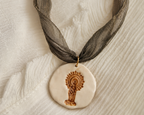 Cinta para medallas organza