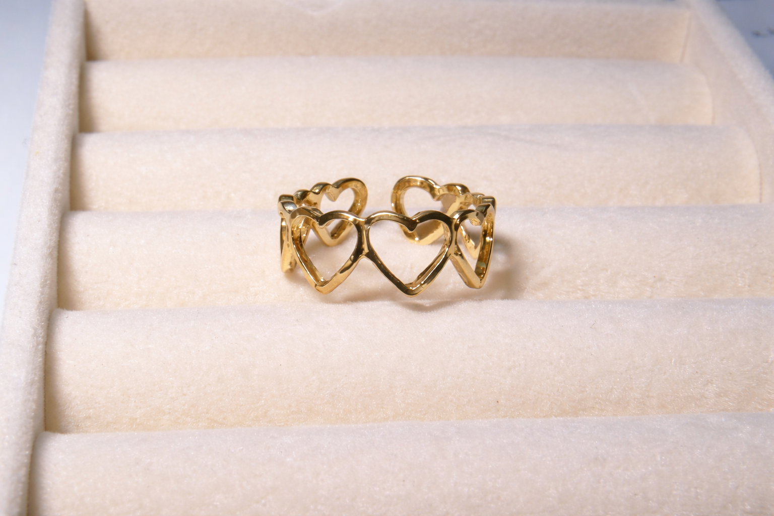 Anillos Golden Sculpt