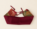 Fajín Reversible Floral  - Granate