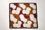 Pañuelo estampado floral marrón