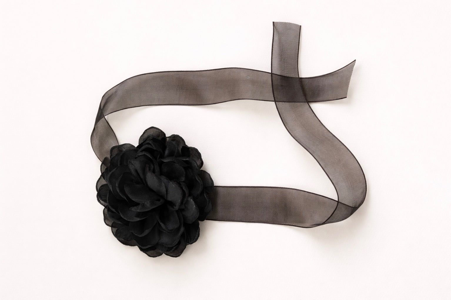 Choker Flor Negra