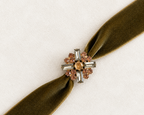 Choker de terciopelo con broche joya