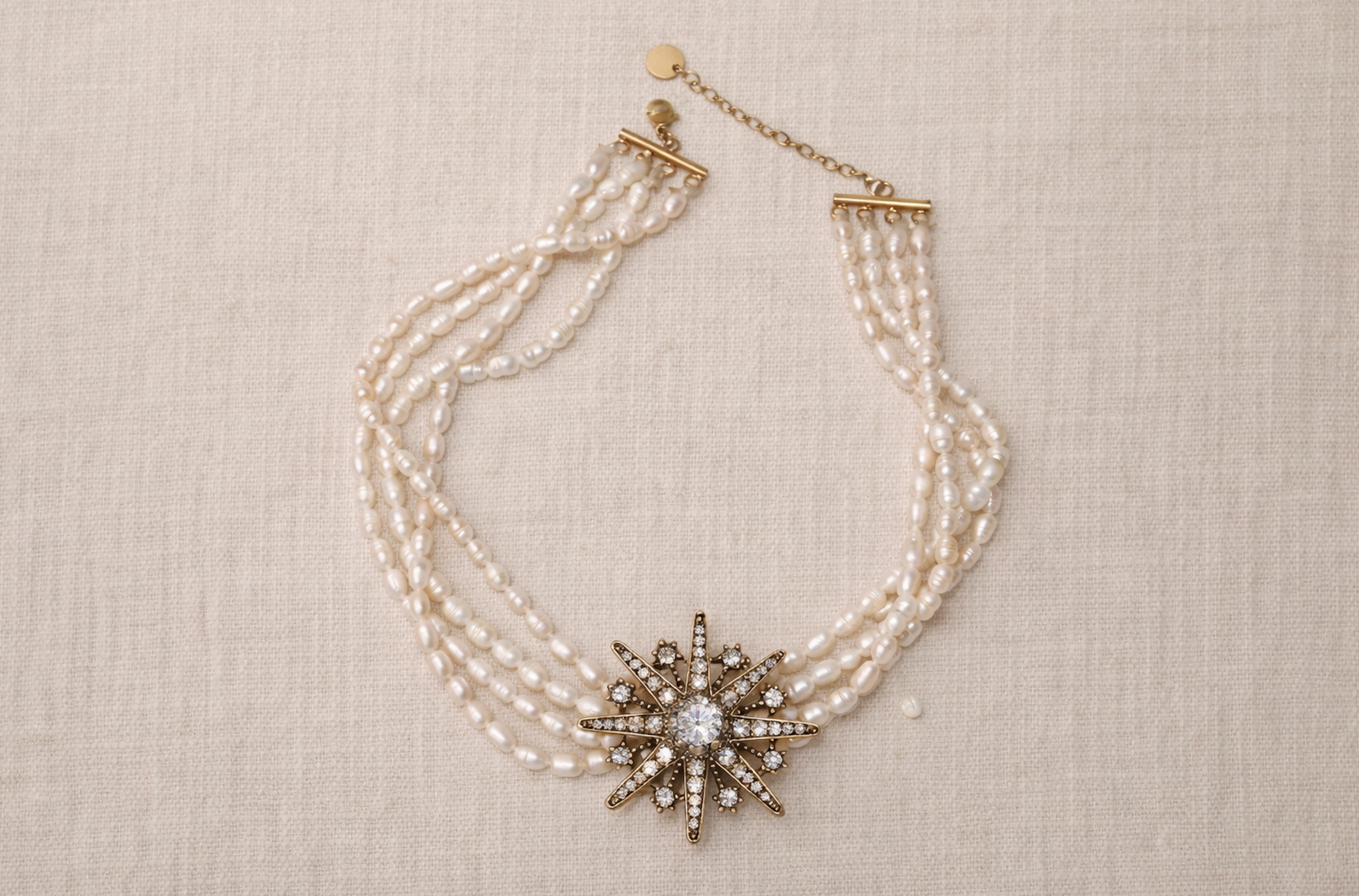 Collar Perlas Sol