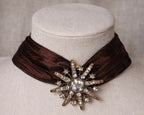 Choker Satén Sol