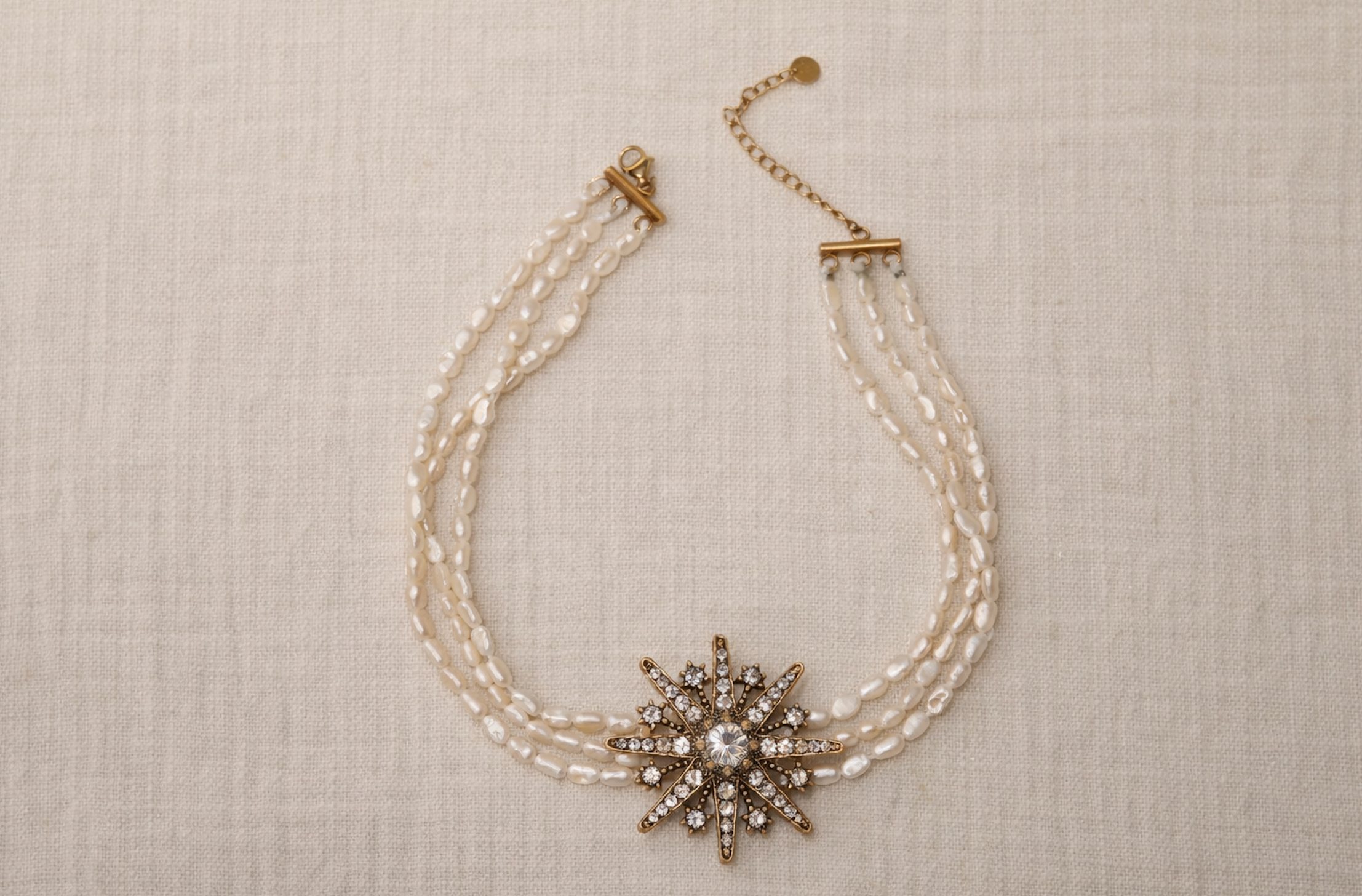Collar Perlas Sol
