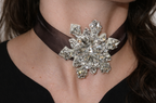 Choker Estela Plateado