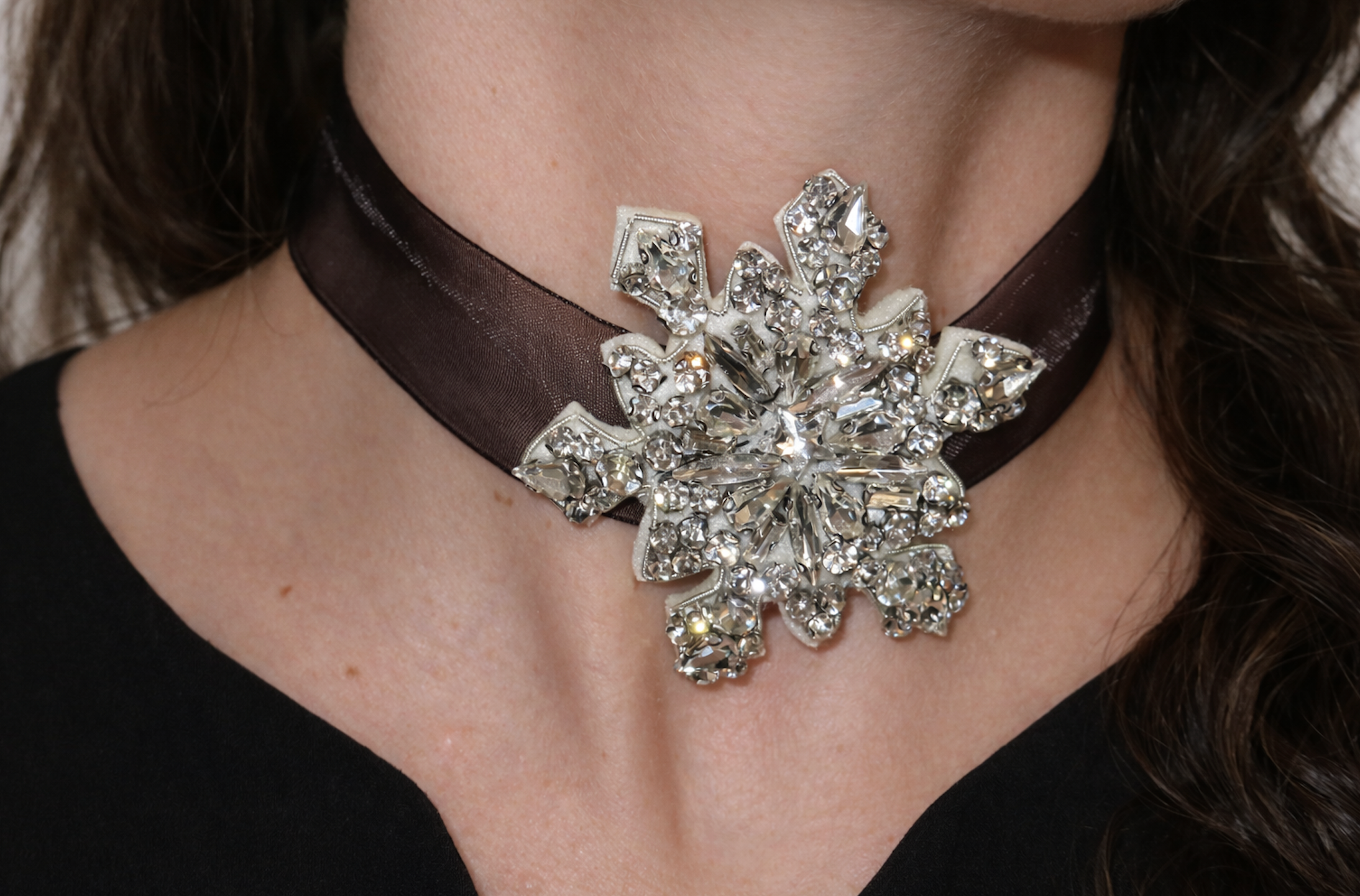 Choker Estela Plateado