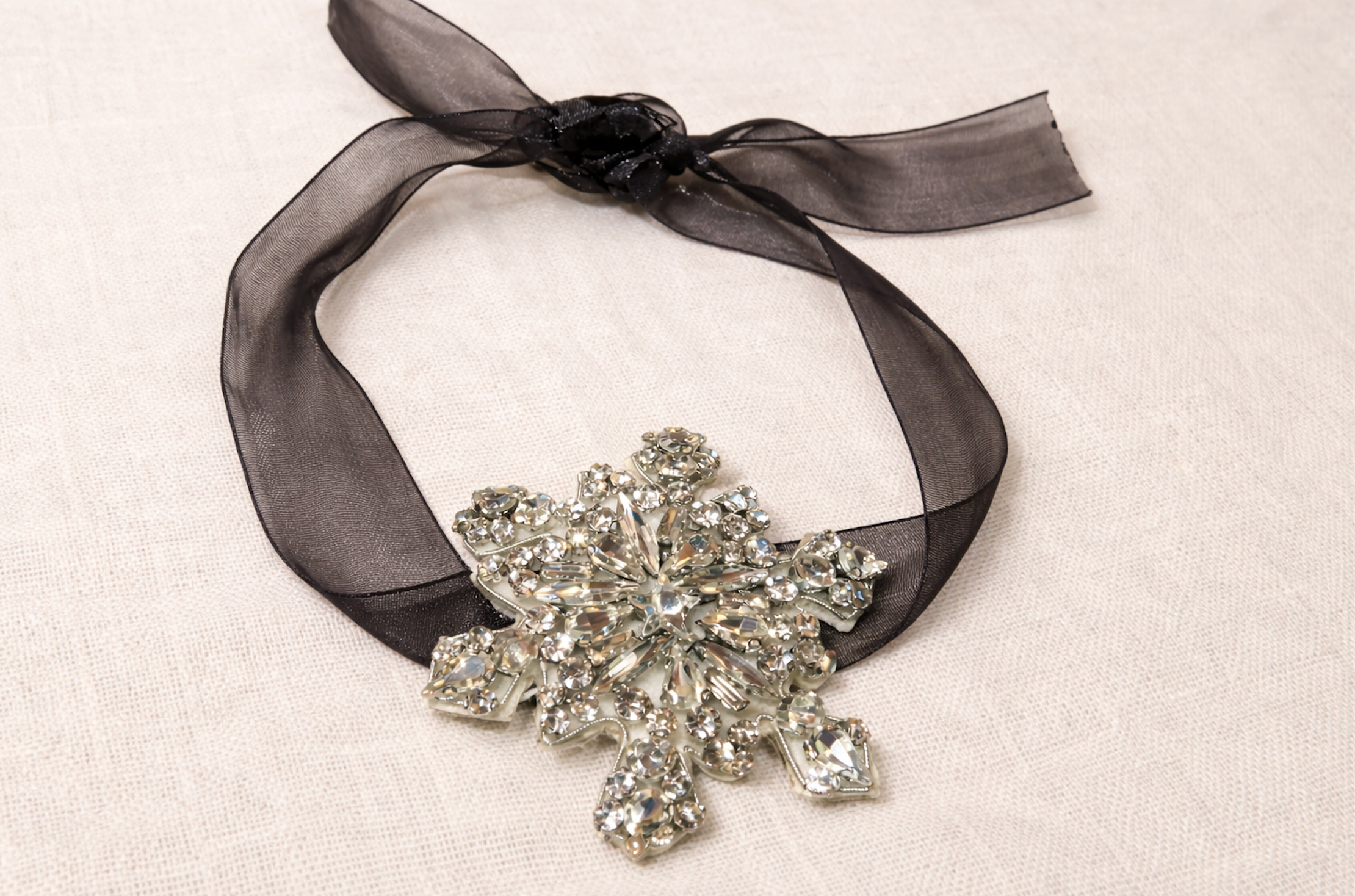 Choker Estela Plateado