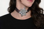 Choker Estela Plateado