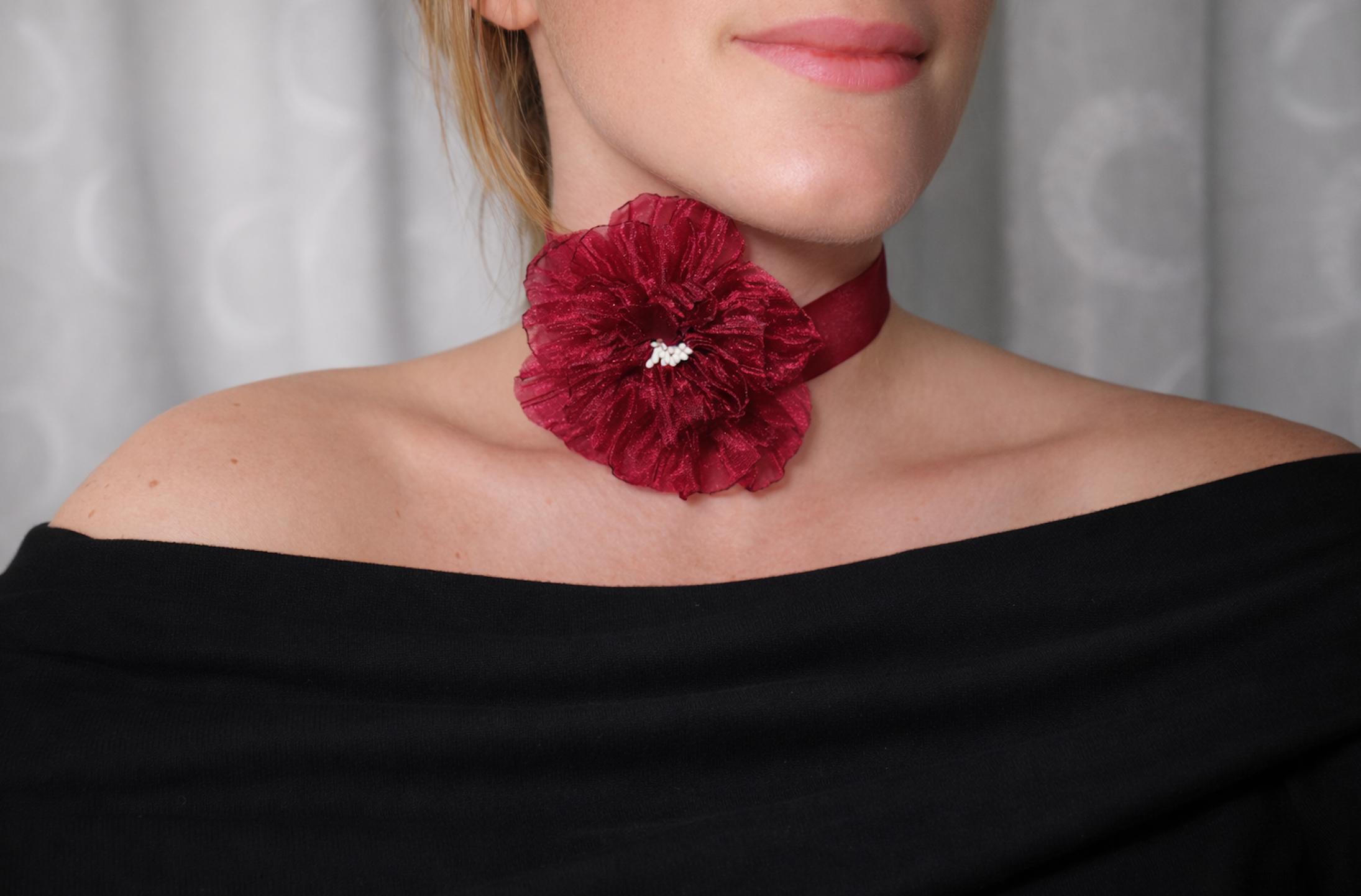 Choker Flor Granate