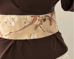 Fajín Estampado Floral - Beige