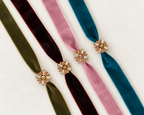 Choker de terciopelo con broche joya