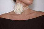 Choker Flor Blanca