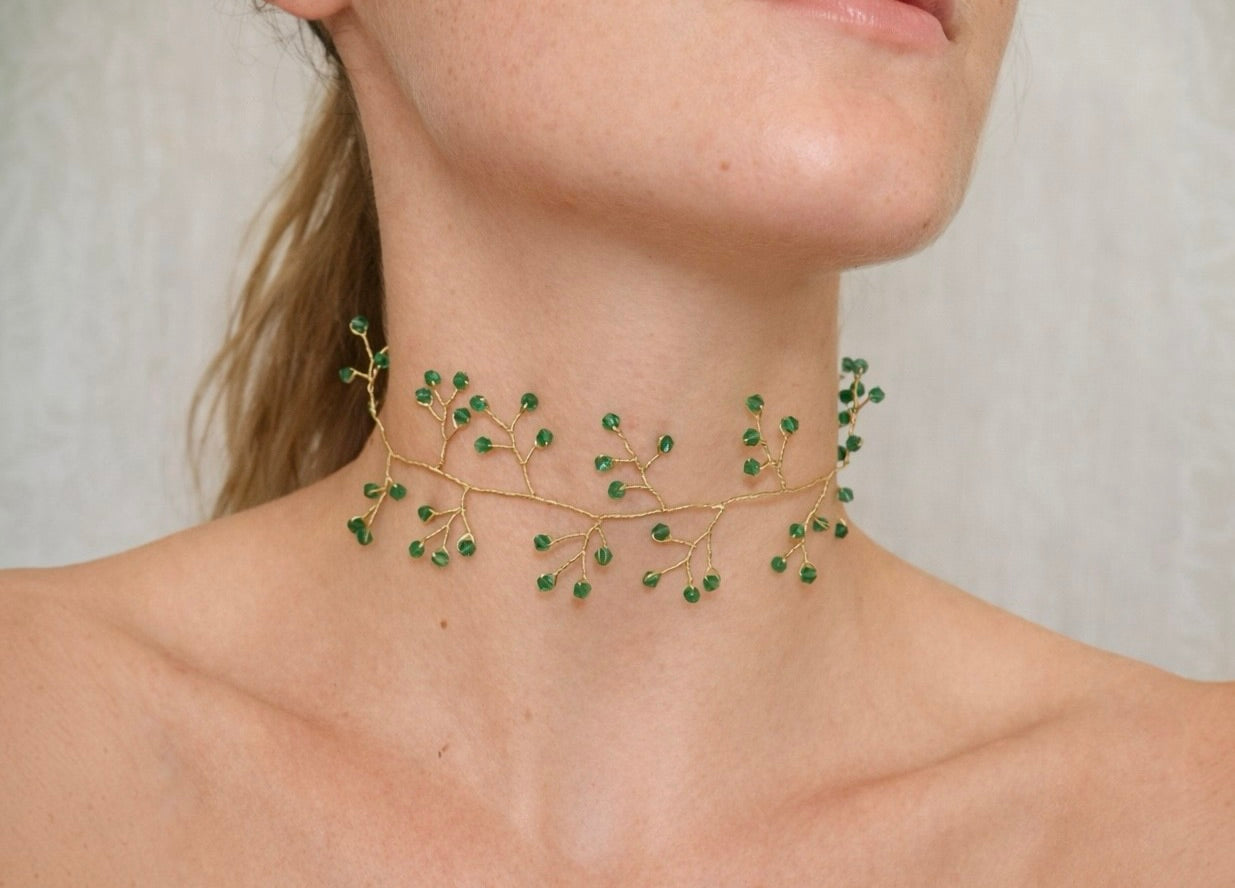 Choker Ramia Verde