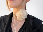 Choker Flor Organza
