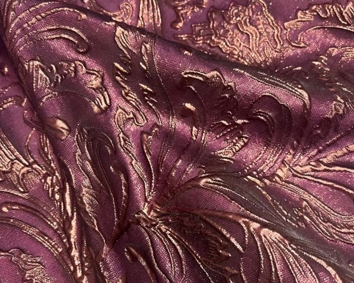 Fajín Jacquard Borgoña