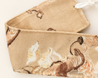 Fajín Estampado Floral - Beige