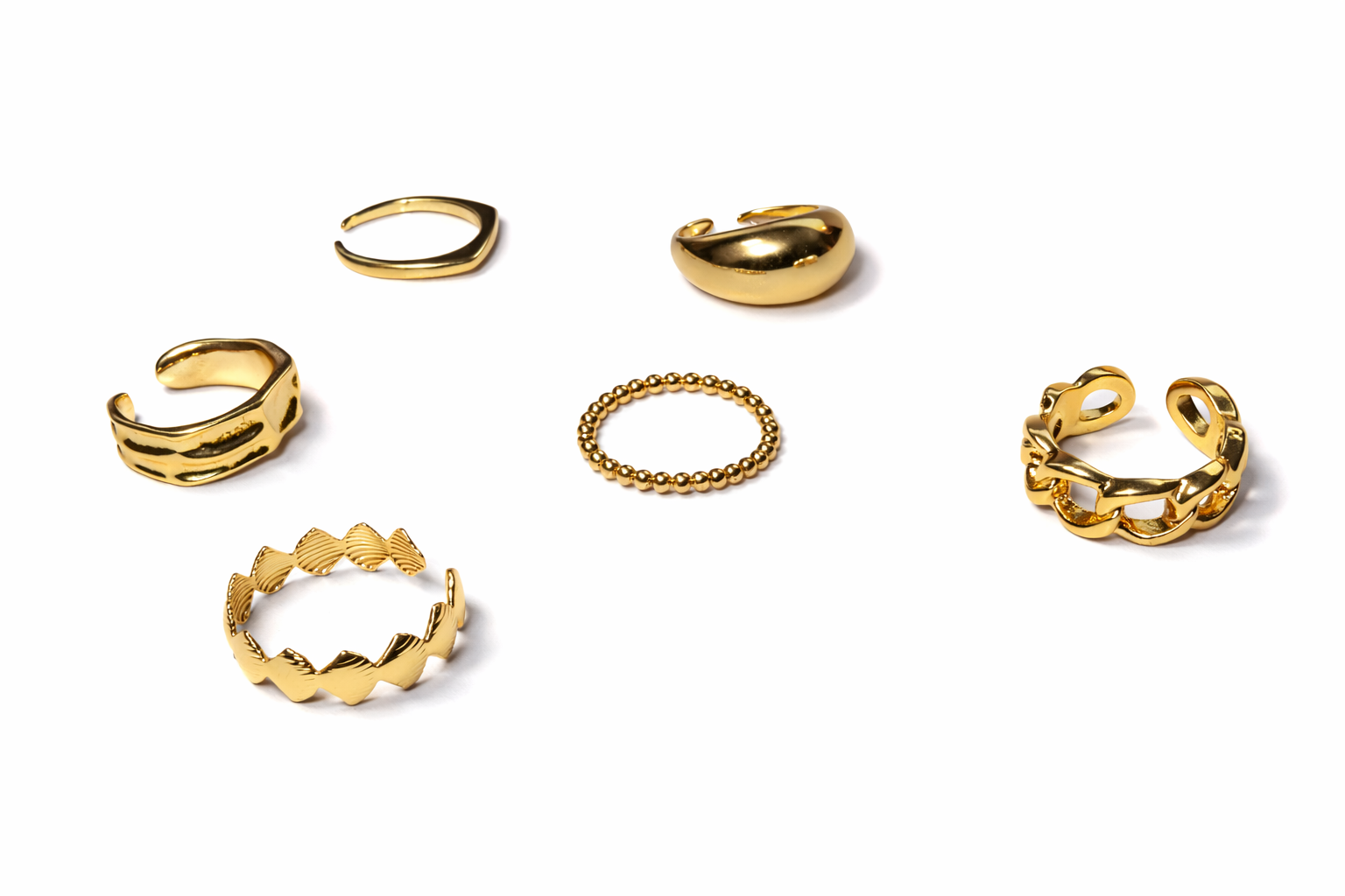 Anillos Golden Essence