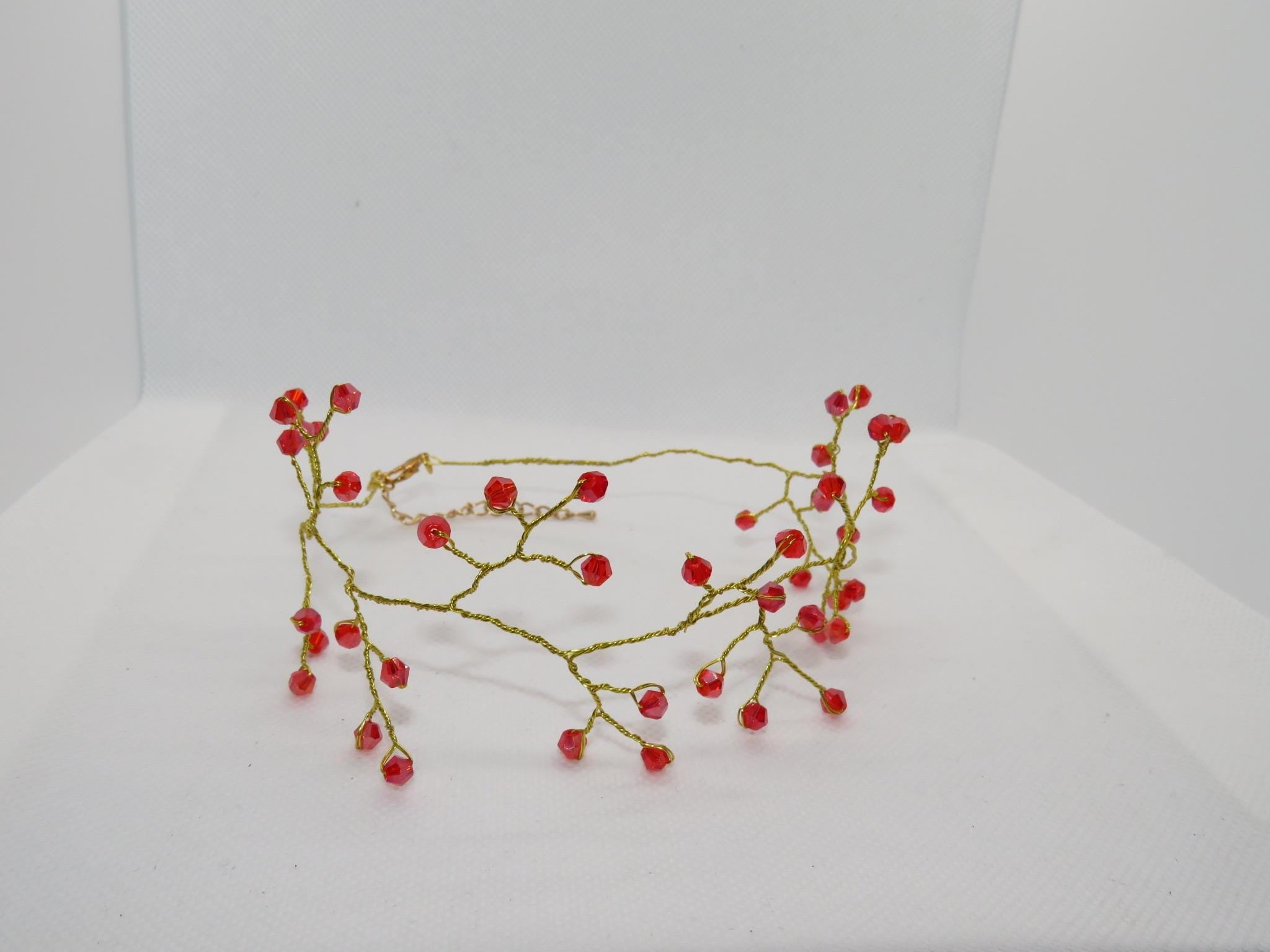 Choker Ramia Rojo
