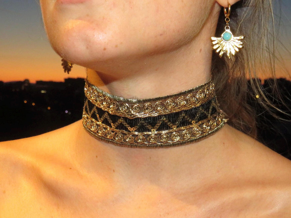 Choker Orquídea