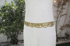 Cinturón espejos Solène dorado
